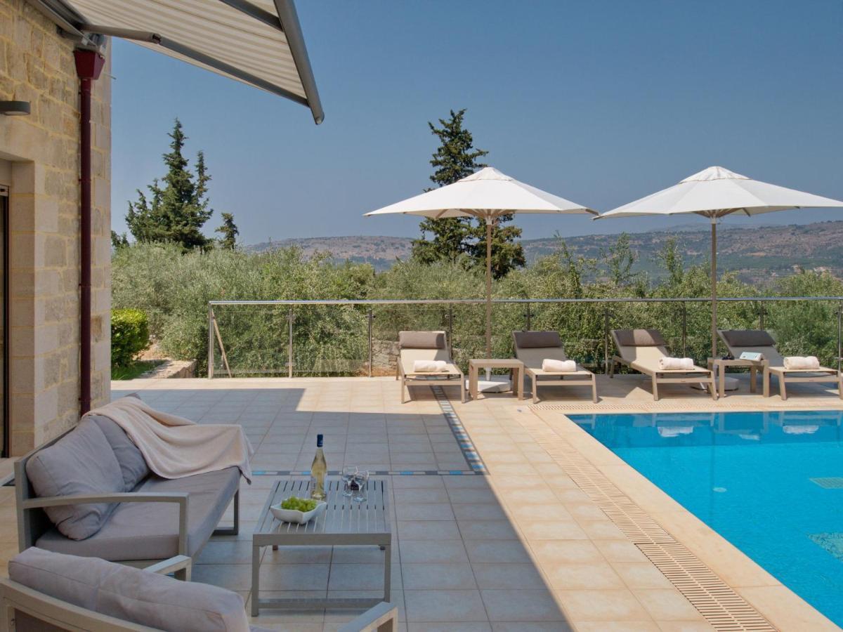 Villa Olivia With Pool Vrises Crete Alikampos Екстериор снимка